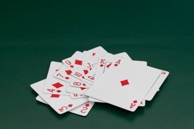 Dağınık Elmas Yeşil Keçeli Kağıt