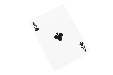 Kumarhane Masası 'na sinek kartı. Yüksek Değerli Oynama Kartı.