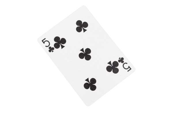 Kulüplerin Beşlisi Yeşil Poker Masasında Kart Oynuyor. Üst Görünüm.