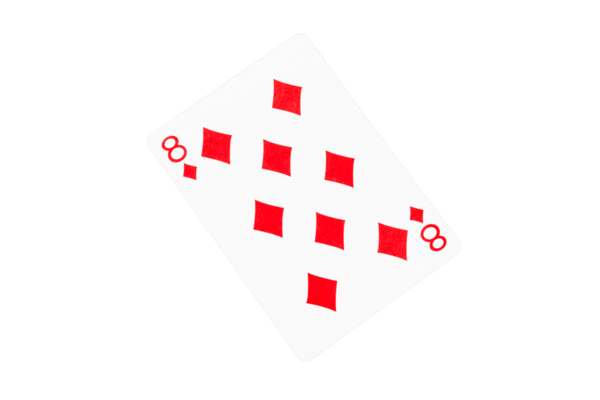 Karo Sekizlisi Yeşil Arkaplanda Oynuyor