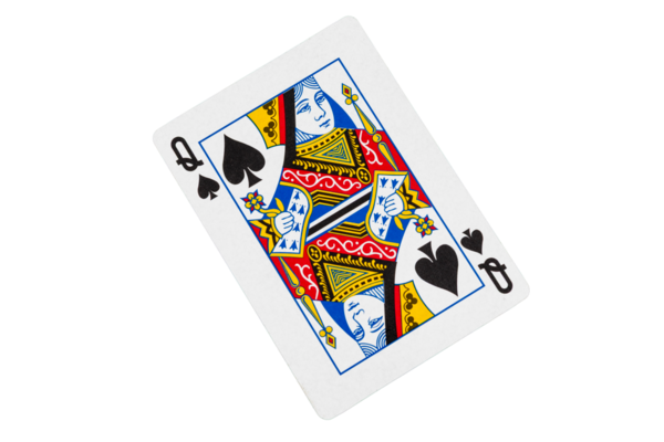 Kumarhane Masasında Maça Kraliçesi