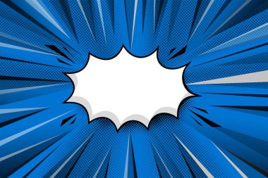 soyut mavi ve siyah çizgi roman tarzı boş metin alanı yarım ton arkaplan