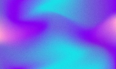 Dinamik mavi ve mor harmanlanmış renkler tanecikli soyut gradyan arkaplan