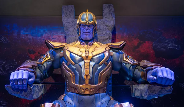 Replica Del Titano Thanos Dimensioni Reali Ago 2023 San Paolo Fotografia Stock