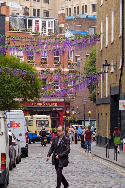 London Großbritannien Mai 2018 Blick Auf Eine Belebte Straße Zentrum — Stockfoto