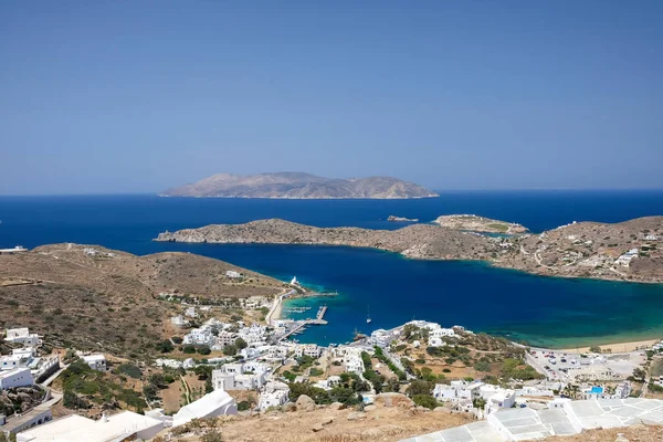 아름다운 그림같은 그리스의 보이는 네소스 — 스톡 사진