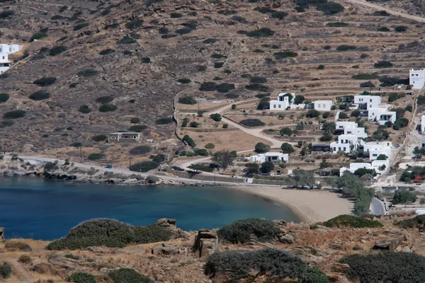 그리스 해변에 파노라마같은 — 스톡 사진
