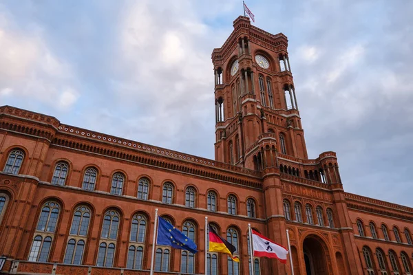 德国柏林 2023年4月18日 德国柏林市政厅罗特 拉瑟斯景观 — 图库照片