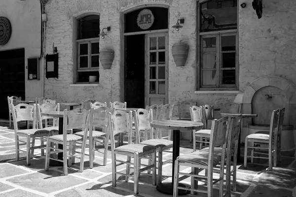 Ios Grèce Mai 2021 Vue Bar Traditionnel Jour Sur Place — Photo
