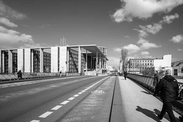베를린 2023 백색으로 베를린의 청사들을 살펴봄 — 스톡 사진