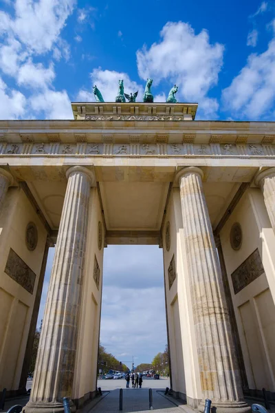 Berlin Deutschland April 2023 Blick Auf Das Brandenburger Tor Berlin — Stockfoto