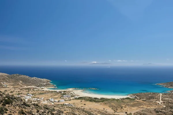 그리스에 해변의 파노라마같은 — 스톡 사진