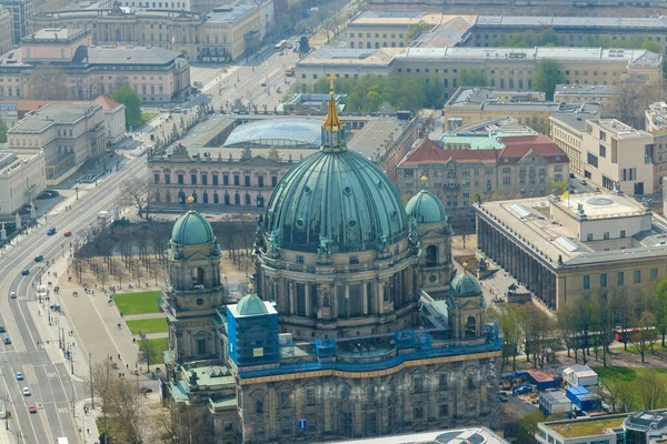 2023年4月19日 柏林大教堂 Berliner Dom 的观点 柏林大教堂也被称为福音派最高教区和大教堂 — 图库照片