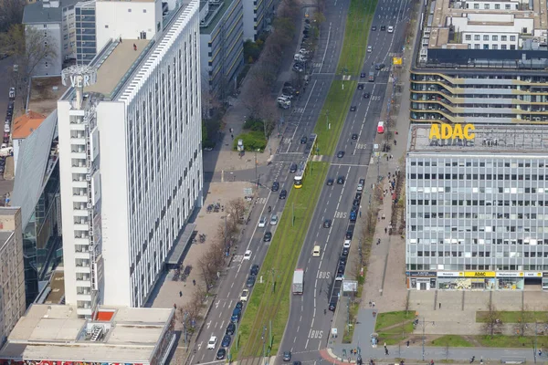 德国柏林 2023年4月19日 德国汽车俱乐部Adac的空中景观 该俱乐部在德国柏林提供路边援助 — 图库照片