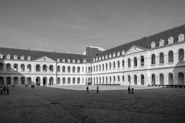 Paris, Fransa - 8 Ekim 2023: Htel des Invalides, hastaların evi, Paris 'te bir askeri müze