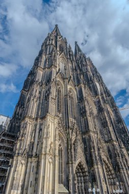 Köln Almanya 'sında Aziz Peter' ın etkileyici Dom Katedrali 'nin panoramik manzarası