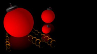 Kırmızı Noel Balolarının Dönüşü Şeffaf Arka plan, Alfa Kanalı. 3B Hazırlama