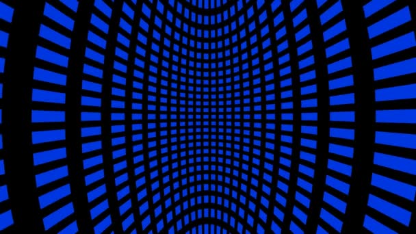 要旨青の上昇する四角形の背景 3Dレンダリング — ストック動画