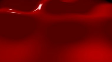 Çilek Yoğurt Denizi 'nin üzerinde uçuyor. 3B Hazırlama