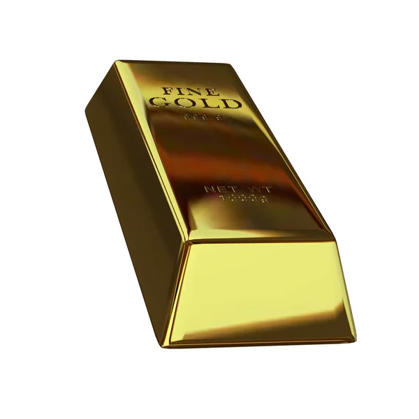 黄金のバー 銀行の大富豪 通貨市場 3Dレンダリング — ストック写真