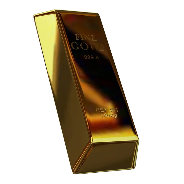 黄金のバー 通貨市場 銀行の大富豪 3Dレンダリング — ストック写真