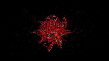 Sulu Sulu Suyu tam dönüşümlü, Alfa Kanalı, Döngülü, 3D Render