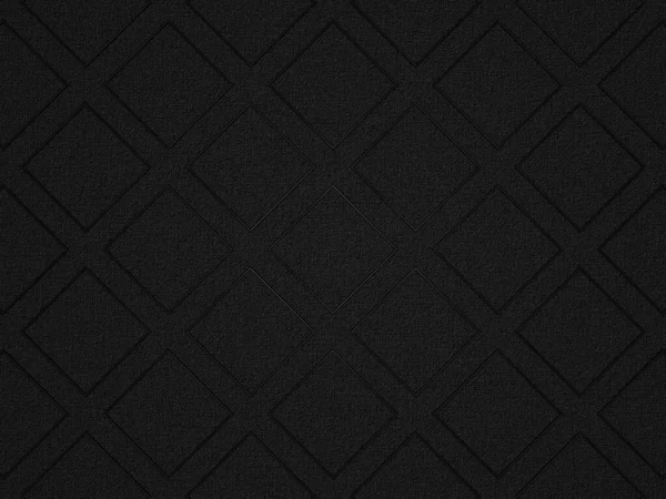 Черный Фон Квадратным Абстрактным Дизайном Текстурированным — стоковое фото