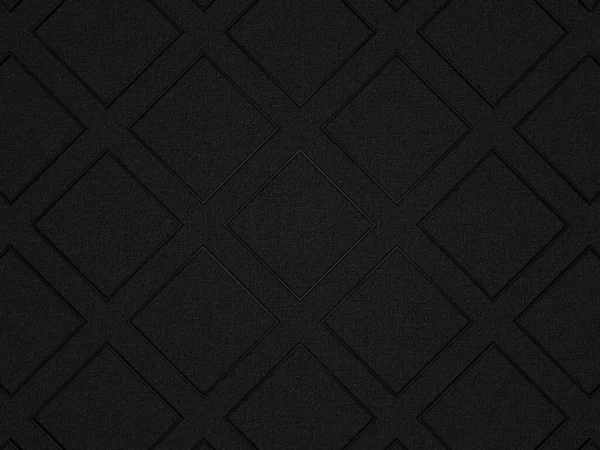 Černé Pozadí Čtvercovými Rámečky Texturovaná Vrstva Abstraktní Design — Stock fotografie
