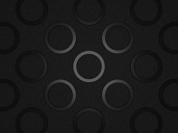 Black Background Rings Textured Layer Abstract Design — Stock Photo, Image