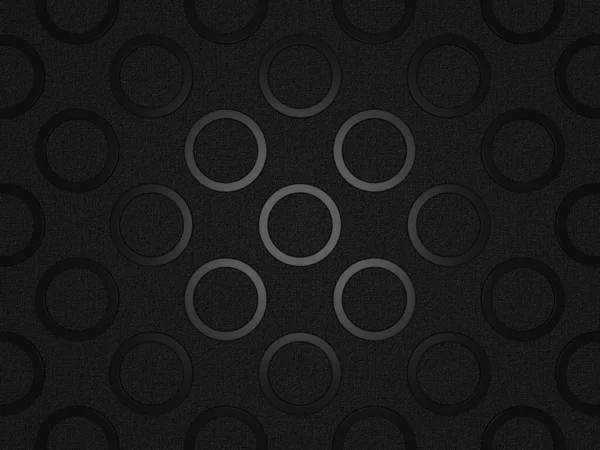 Czarne Tło Pierścieniami Abstrakcyjny Projekt Teksturowana Warstwa — Zdjęcie stockowe