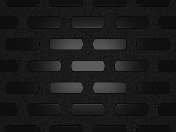 Düğmeli Siyah Arkaplan Soyut Tasarım Dokulu Katman — Stok fotoğraf