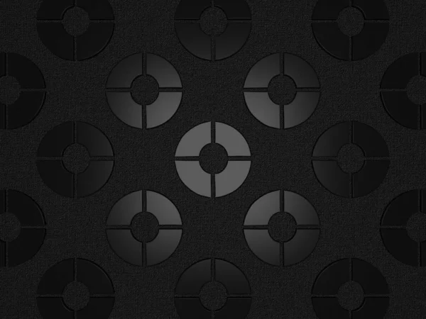 Black Background Crosshairs Textured Layer Abstract Design — Stock Photo, Image