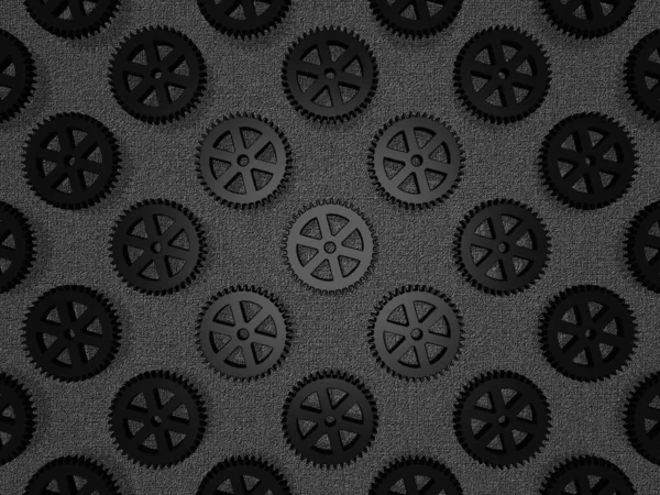 Grå Bakgrund Med Svarta Redskap Texturerat Lager Abstrakt Design — Stockfoto