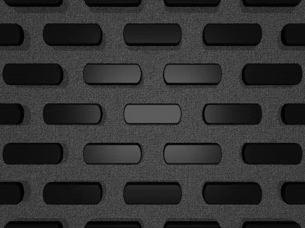 Grey Background Black Buttons Textured Layer Abstract Design — Stock Photo, Image