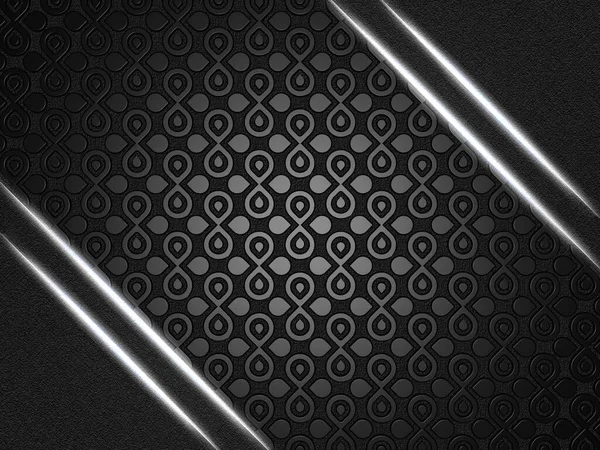 Hintergrund Mit Figuren Mustern Geometrischen Formen Strukturierten Ecken Leuchtenden Linien — Stockfoto