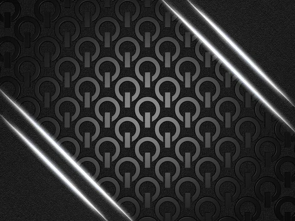 Background Figures Glowing Lines Geometric Shapes Textured Corners Pattern — Stock Photo, Image