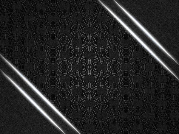 Achtergrond Met Figuren Gloeiende Lijnen Getextureerde Hoeken Geometrische Vormen Patroon — Stockfoto