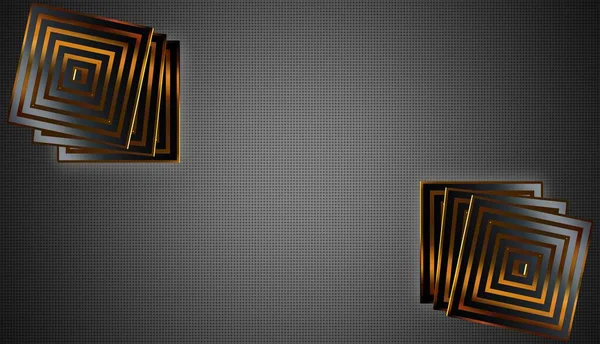両側の形状を持つ光の背景 パターン バックライト 幾何学的図形 ゴールデンフレーム — ストック写真