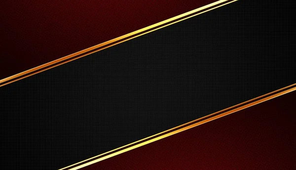 Luxusní Černé Červené Pozadí Zlaté Čáry Abstraktní Design Strukturované Vrstvy — Stock fotografie