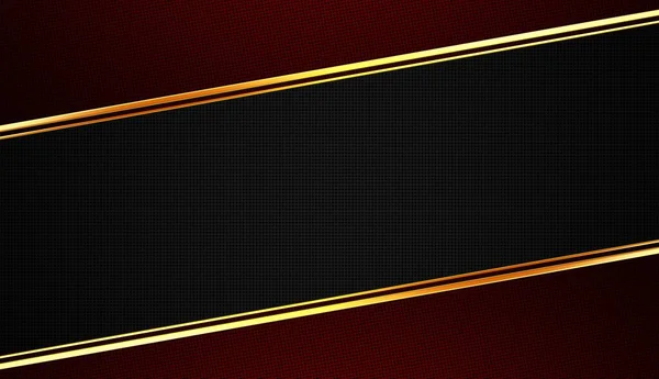Розкіш Чорного Червоного Фону Абстрактний Дизайн Золоті Лінії Текстуровані Шари — стокове фото