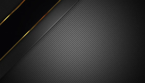 Siyah Altın Şekiller Desenli Katman Soyut Tasarım Geometrik Şekiller — Stok fotoğraf