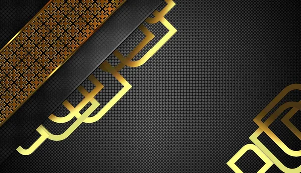 Фон Черными Золотыми Фигурками Паттернами Абстрактным Дизайном Текстурированным Дизайном Геометрическими — стоковое фото