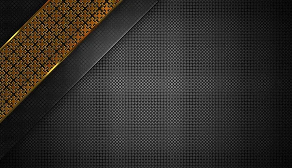 Background Black Gold Figures Pattern Geometric Shapes Abstract Design Textured — Stock Photo, Image