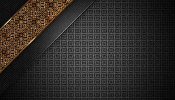 Background Black Gold Figures Pattern Geometric Shapes Textured Layer Abstract — Stock Photo, Image