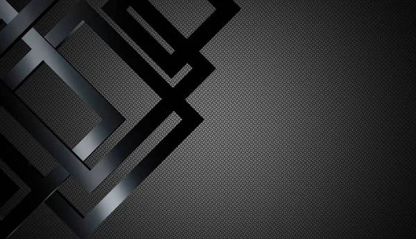 ブラックスクエア パターン アブストラクトデザイン 幾何学的図形 テクスチャレイヤーの背景 — ストック写真