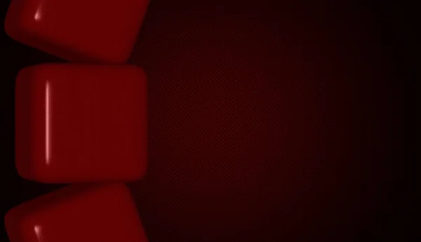 Κόκκινο Φόντο Σχήματα Μοτίβο Ταπετσαρία Γεωμετρικά Σχήματα Αφηρημένη Σχεδίαση — Φωτογραφία Αρχείου