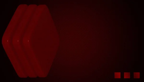 Fond Rouge Avec Des Figures Conception Abstraite Modèle Formes Géométriques — Photo