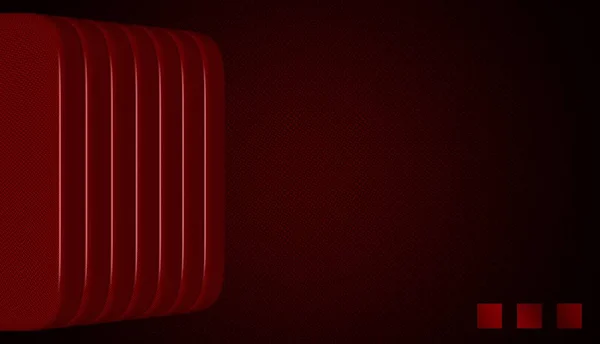 Красный Фон Фигурами Шаблон Абстрактный Дизайн Геометрические Фигуры Обои — стоковое фото