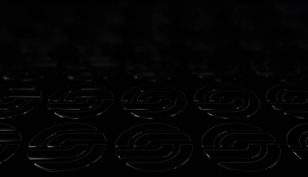 Черный Фон Эффектом Размытия Уникальными Паттернами Роскошь Обои Абстрактный Дизайн — стоковое фото