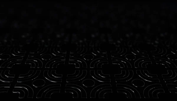 Černé Pozadí Efektem Rozmazání Jedinečným Vzorem Tapeta Figurky Luxus Abstraktní — Stock fotografie